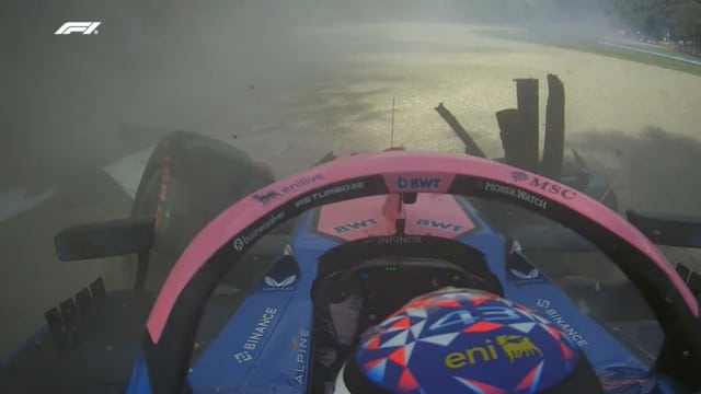 لا بد من مشاهدته: يعاني كولابينتو من تحطم كبير أثناء التأهيل الأول في F1 في IMOLA
