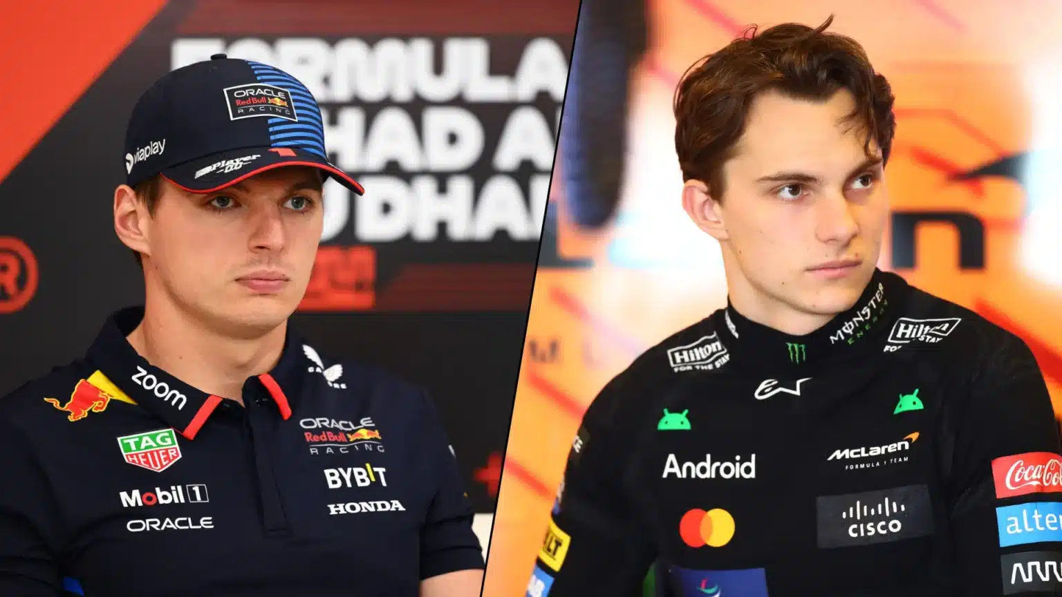 Verstappen وPiastri يقدمان وجهة نظرهما في مواجهة اللفة الأولى حيث يتحمل كلاهما نزهة صعبة في أبو ظبي