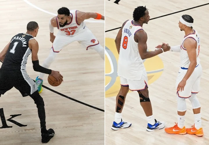 Victor Wembanyama, Karl-Anthony Towns, OG Anunoby, Jose Alvarado